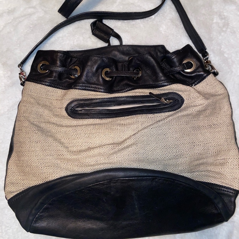 Canvas Brooks Brothers Bucket Purse